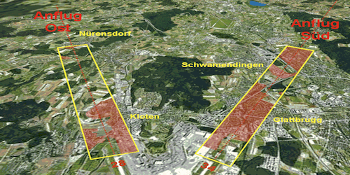 Luftverkehr - Kloten - Flughafen Zürich darf Piste Richtung