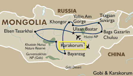 Каракорум где находится на карте. Каракорум город на карте. Древний город Каракорум на карте. Каракорум горы на карте. Каракорум на карте Монголии.