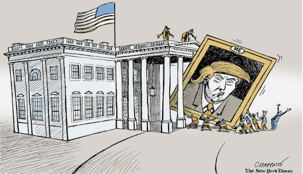 Chappatte_Trump_Weisses_Haus_Front