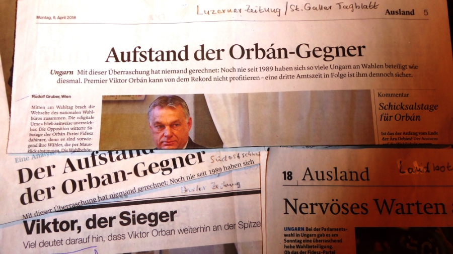 ZeitungsausschnitteUngarnWahl