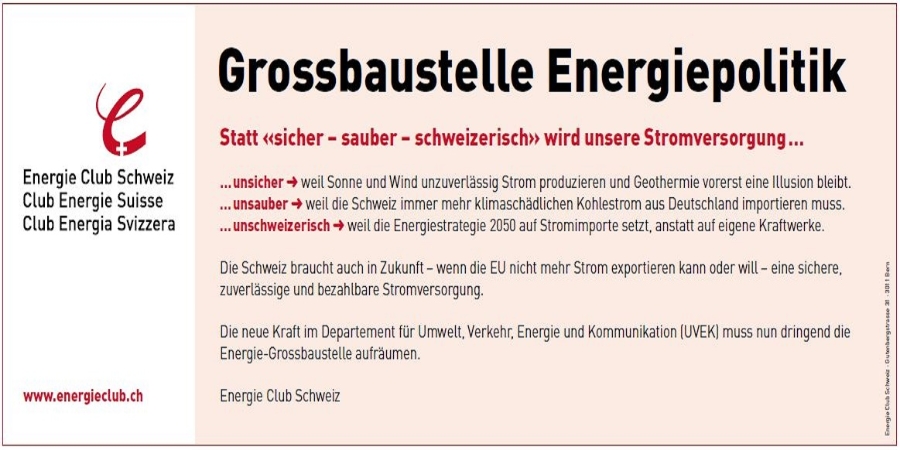 InseratEnergieClubSchweiz