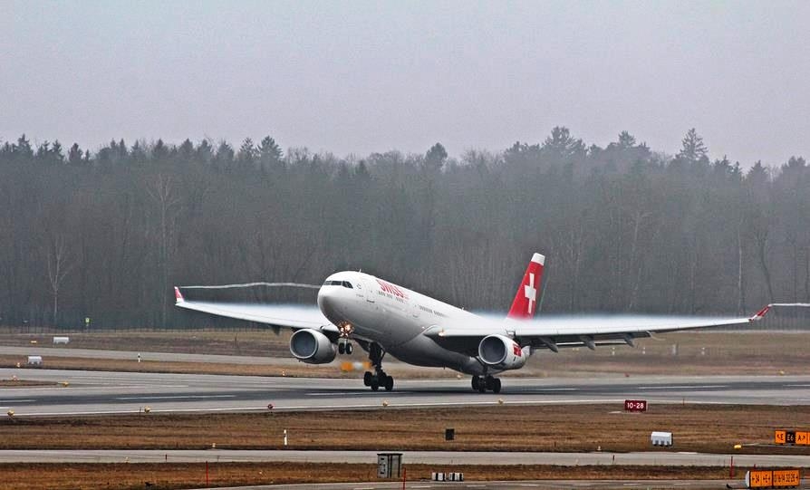 StartendesSwissFlugzeuginZrichKloten