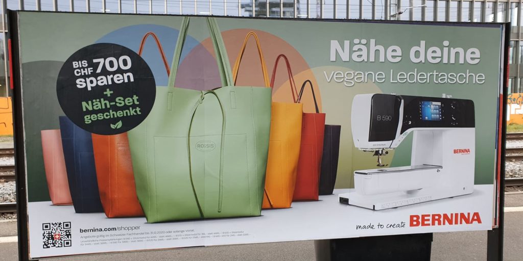 Bernina vegan Plakat