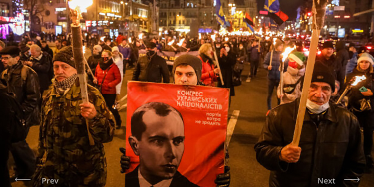 112. Geburtstag von Stepan Bandera in Kiev