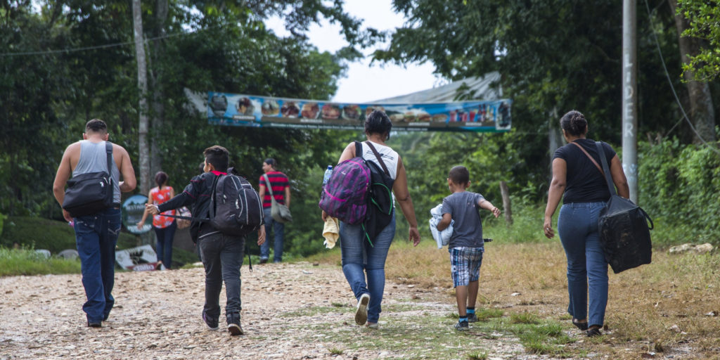 Migrants Cross the Guatemala - Mexico Borders everyday in route to the United States
