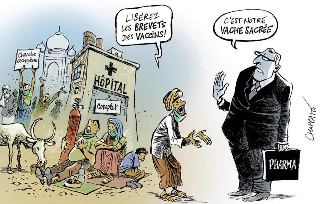 Covid Indien Chappatte