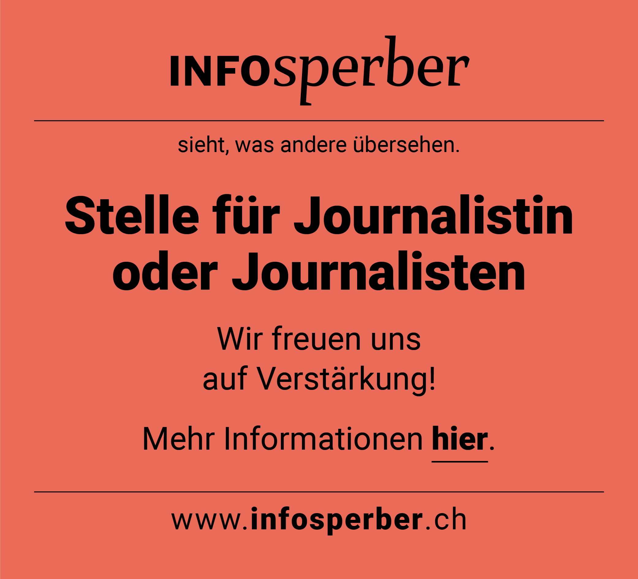 Inserat RedaktorIn