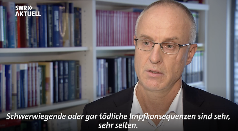 Professor Peter Schirmacher im SWR