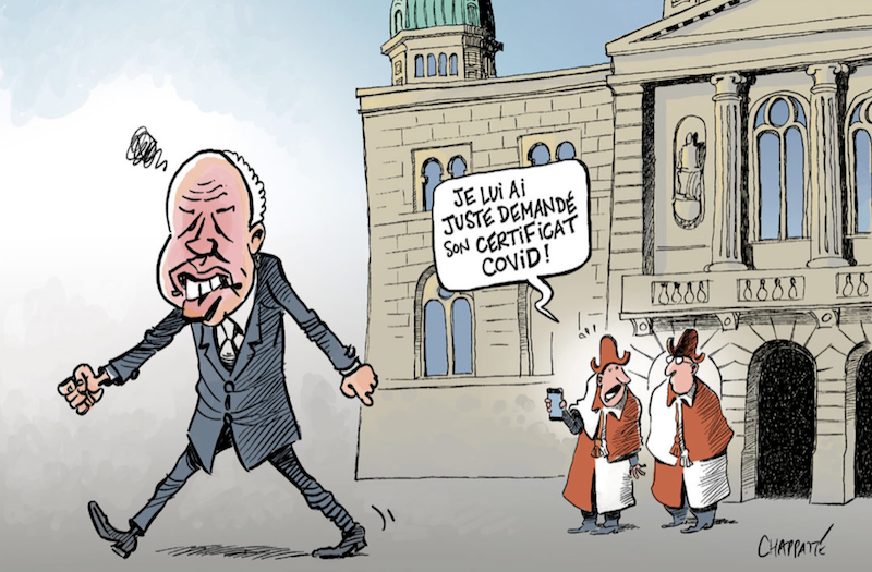 Chappatte zu Ueli Maurer