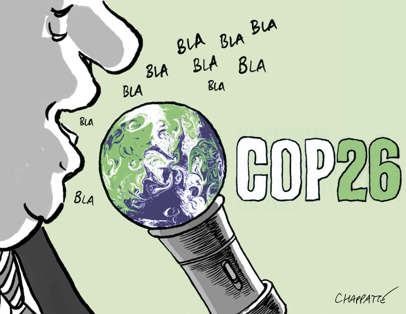 Chappatte zur Klimakonferenz in Glasgow