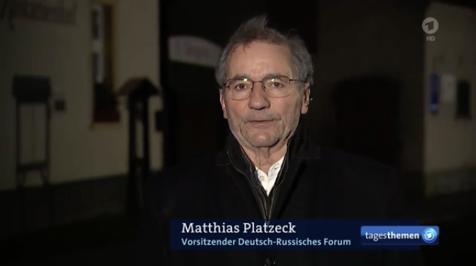 Matthias Platzeck Tagesthemen.17.1.2022