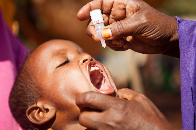 Polio vaccination a response of a recent polio outbreak in the Horn of Africa