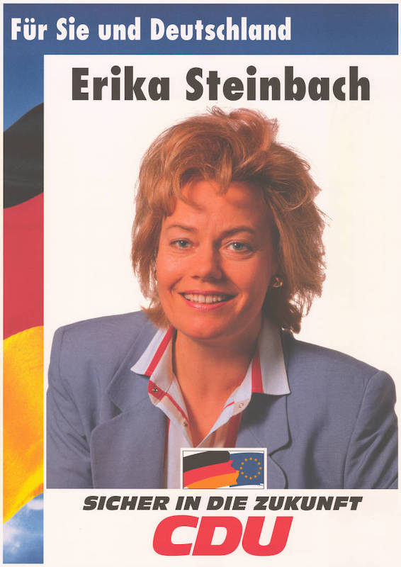 Erika Steinbach CDU Wahlplakat