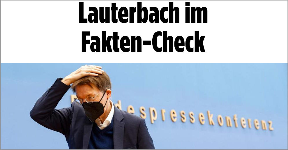 Lauterbach Faktencheck Bild-Zeitung