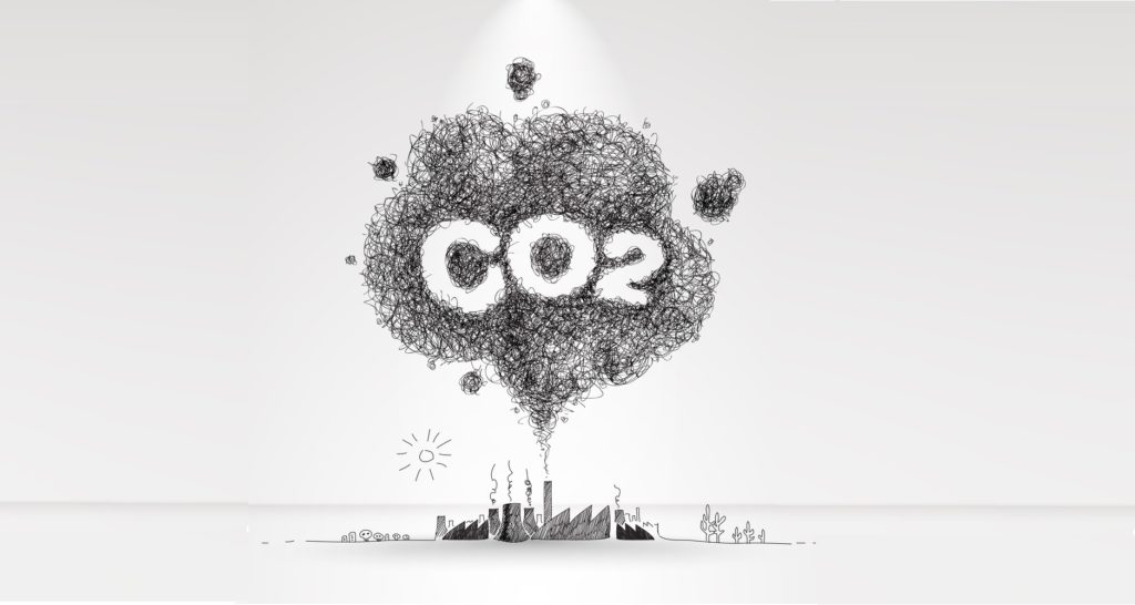 Vector Illustration of Air Pollution.