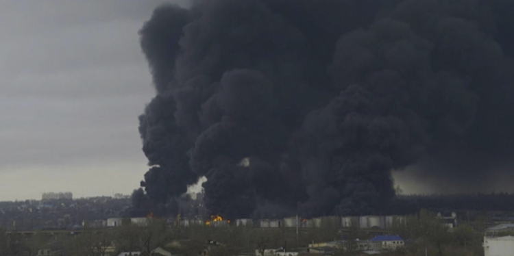 Nach Angriff Öllager Odessa.Euronews