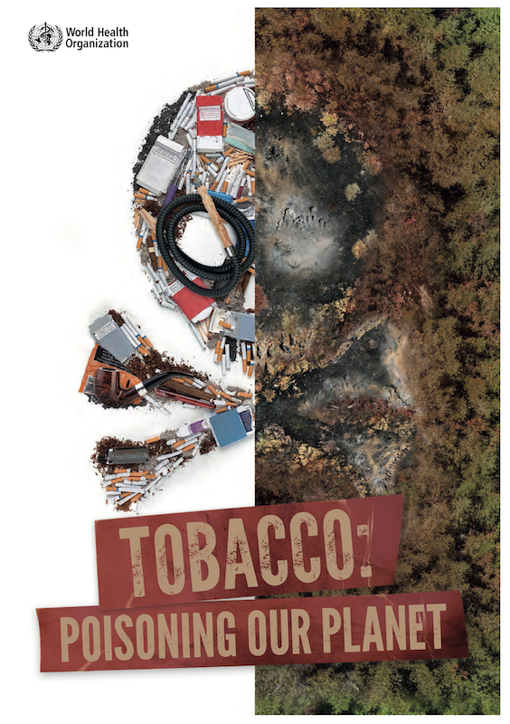 Cover von WHO-Bericht Tobacco: Poisoning our planet