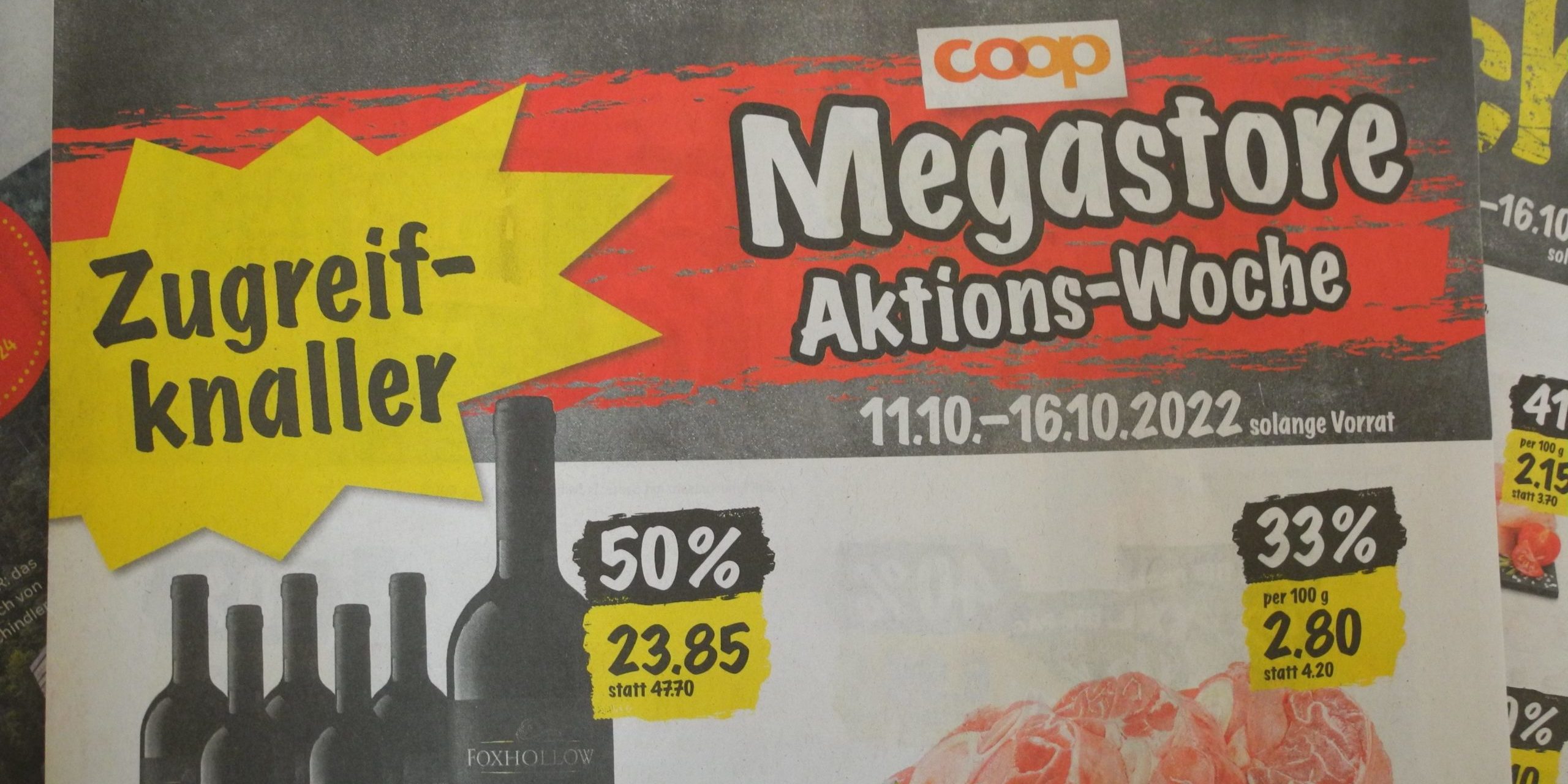 Coop Megastore Aktion Prospekt