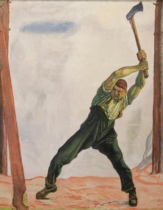 Ferdinand Hodler Holzfäller