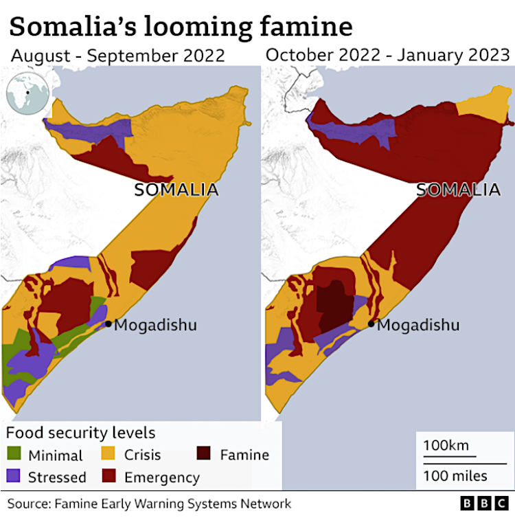 Hungergebiete Somalia