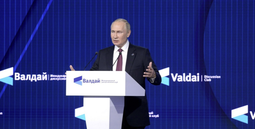 Putin am 27. Oktober 2022 Valdai.