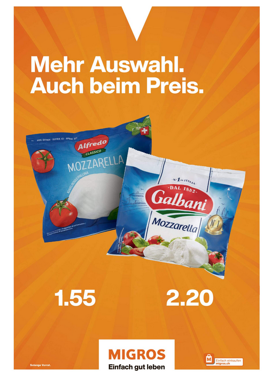 Migros Inserat Mehr Auswahl Auch beim Preis M-Budget