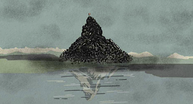 Matterhorn aus Kohle