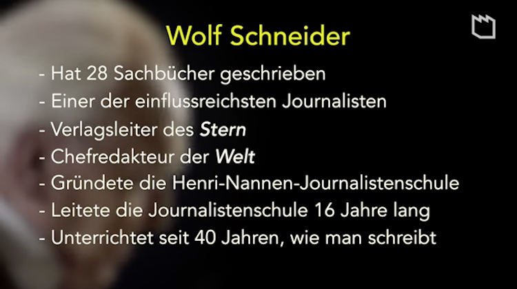 Wolf Schneider Faustregeln