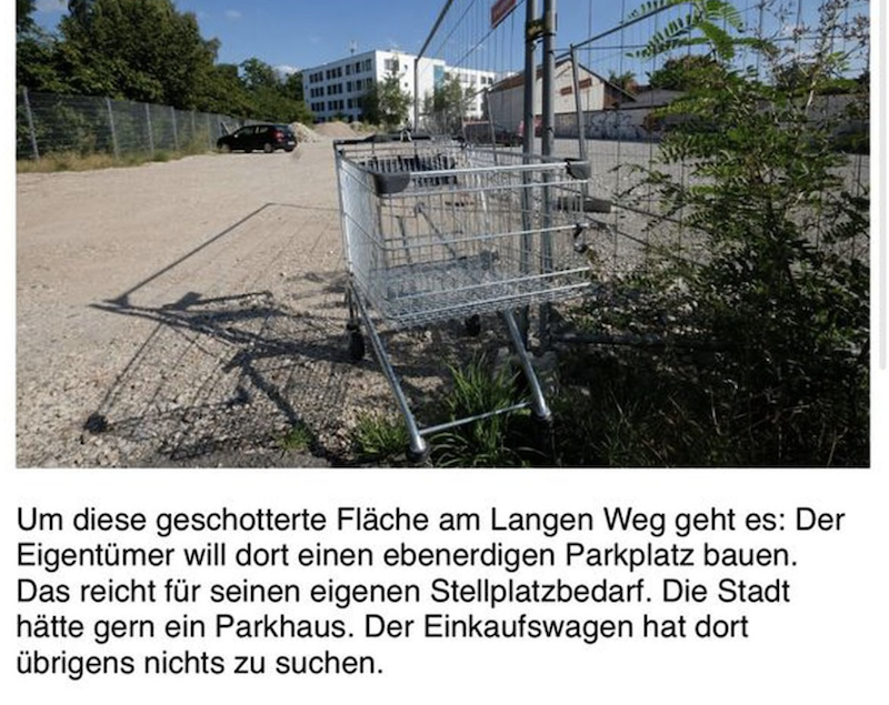 Perlen des Lokaljournalismus Einkaufswagen