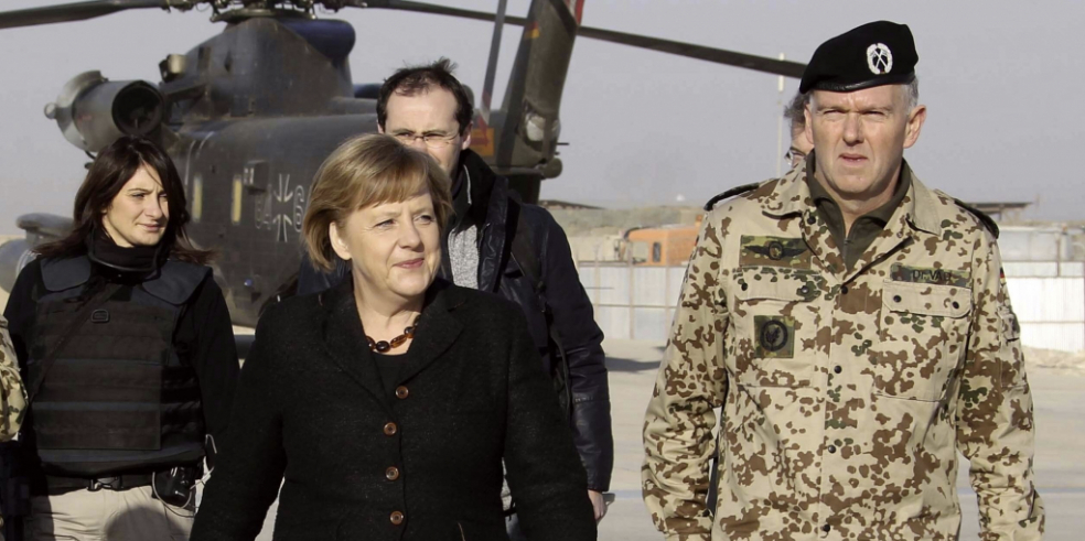 Merkel und Erich Vad