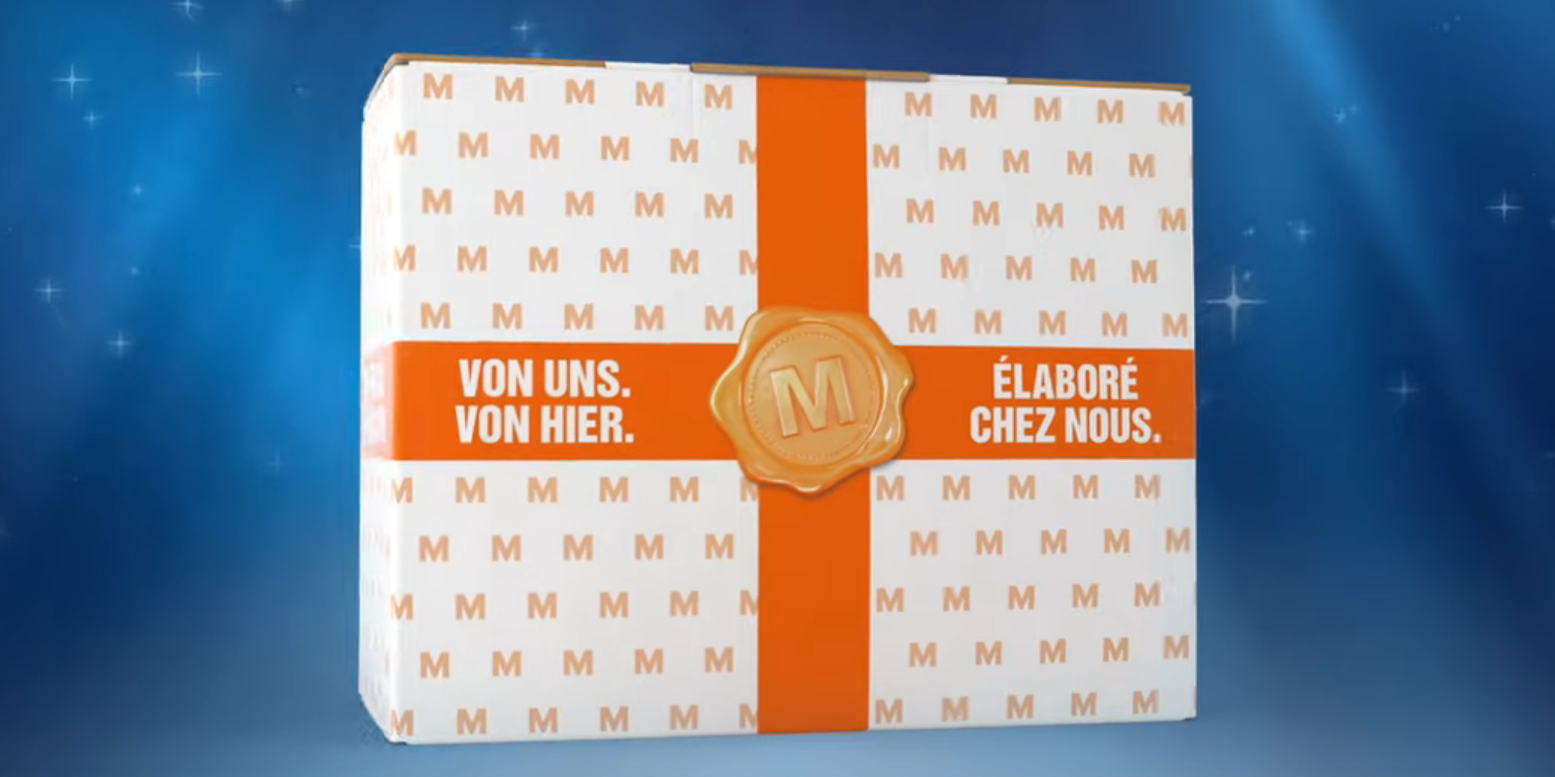 Migros Von uns. Von hier. Eigenmarke M-Industrie