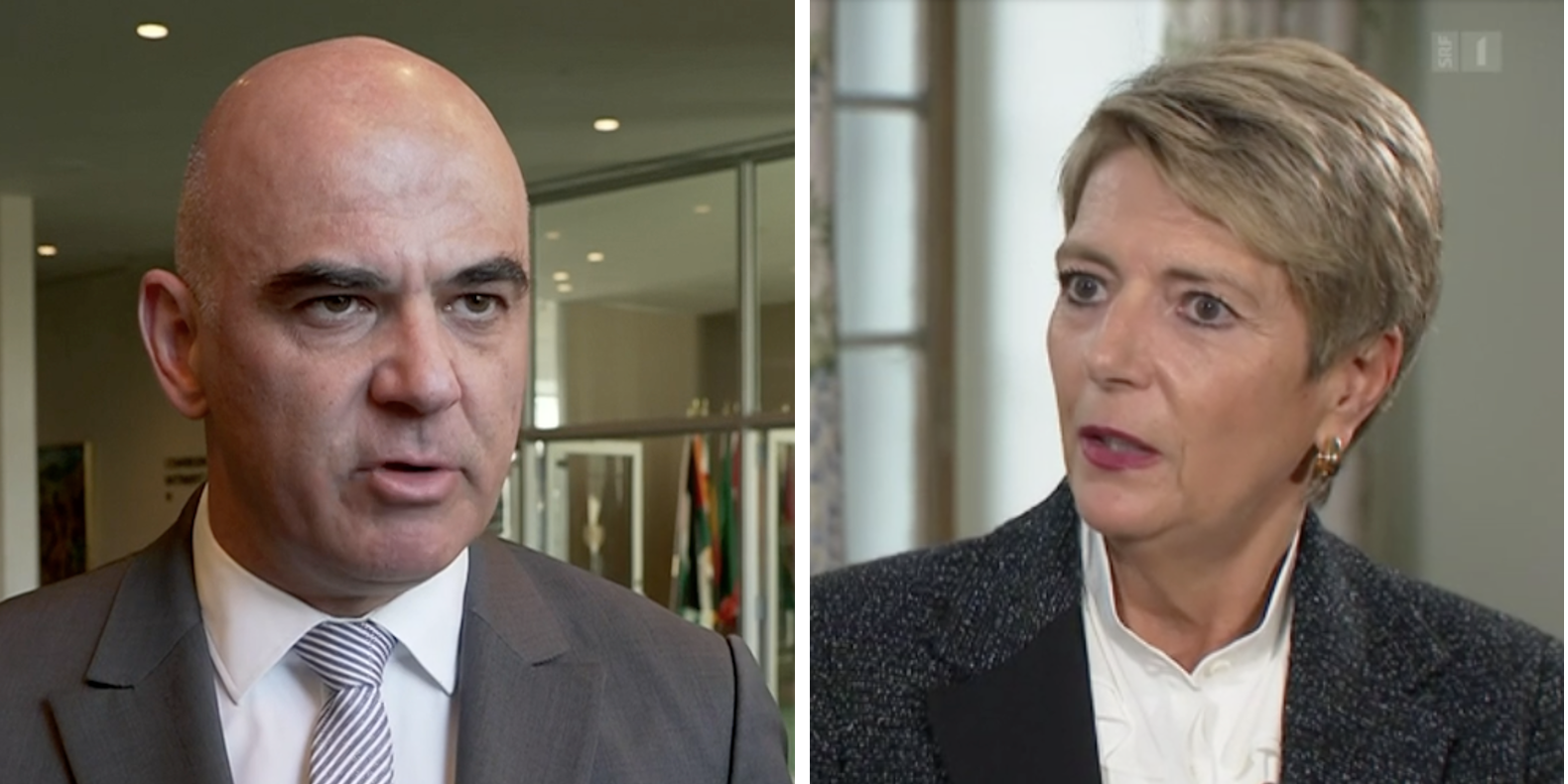 Alain Berset Karin Keller-Sutter