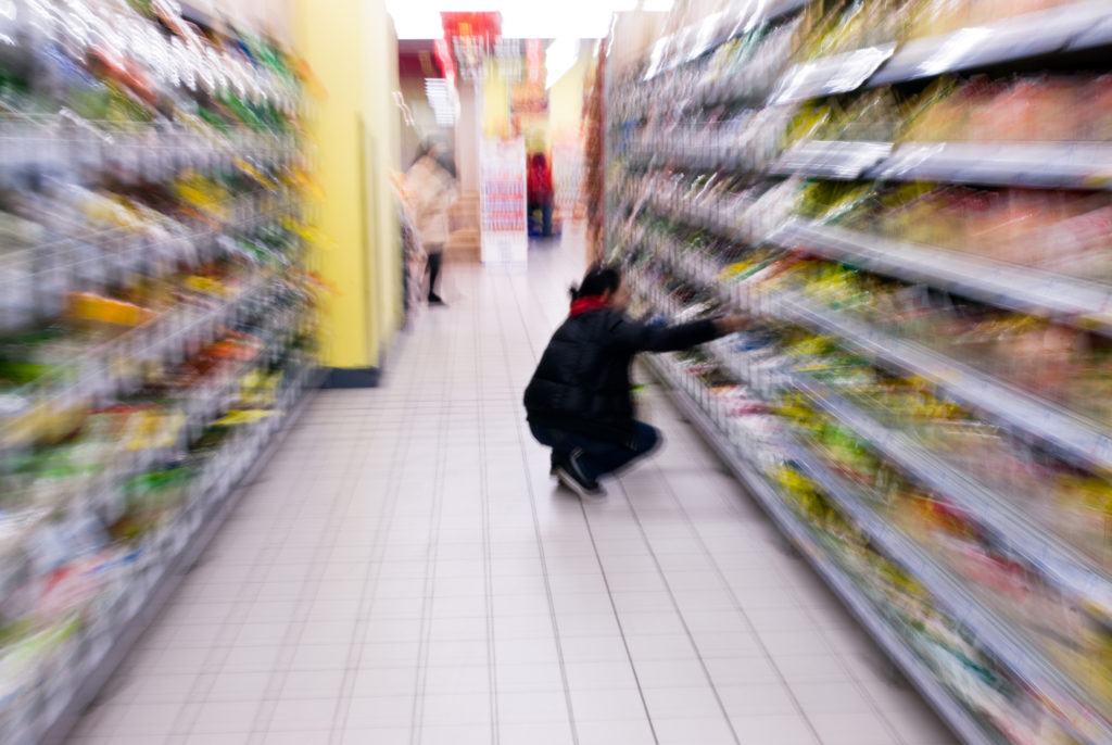 Supermarkt Auwahl Einkaufen