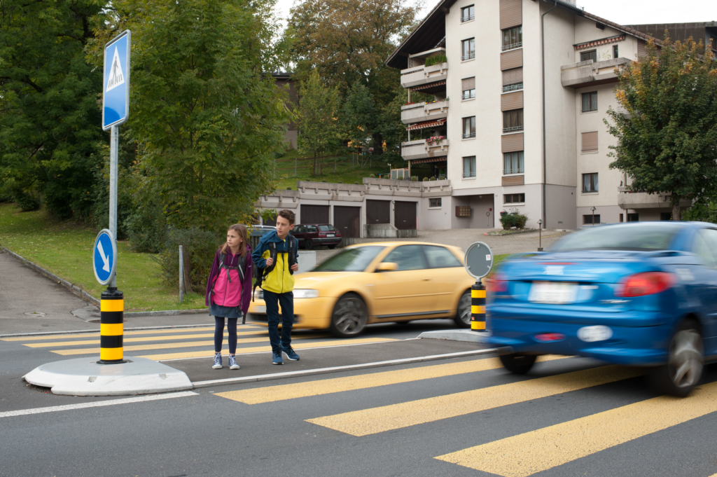 Fussverkehr Schweiz Schulweg Postionspapier Sprache