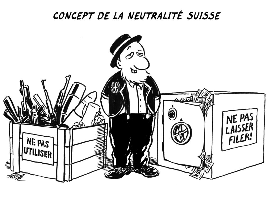 Schweiz Neutralität Geld Waffen