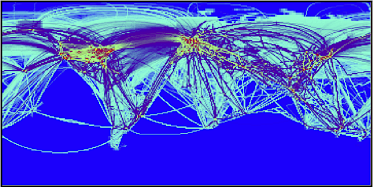 Globaler Luftverkehr