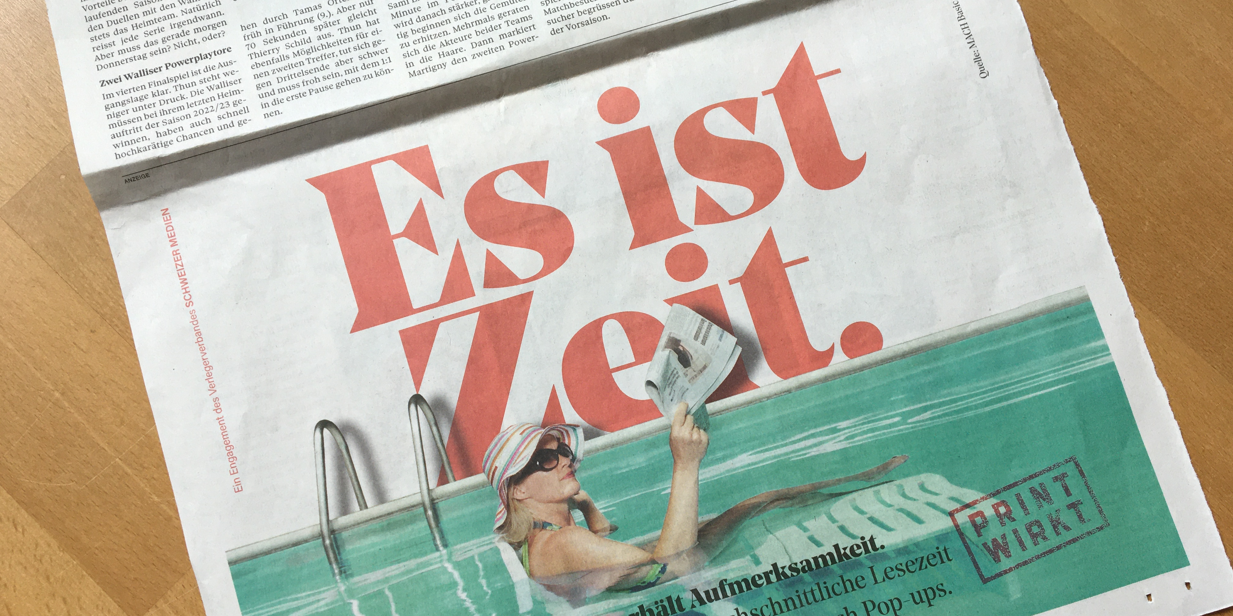 Schweizer Medien Werbung