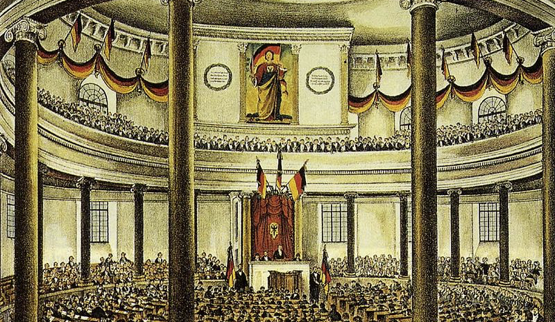 1848 Paulskirche Parlament.Prussian Picture Archive
