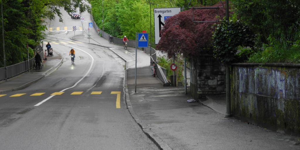 Bern, Reichenbachstrasse Verkehr Signale