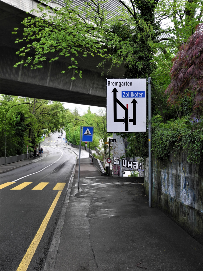 Bern, Reichenbachstrasse Verkehr Signale