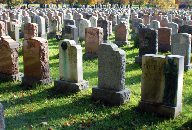 Friedhof Grabsteine