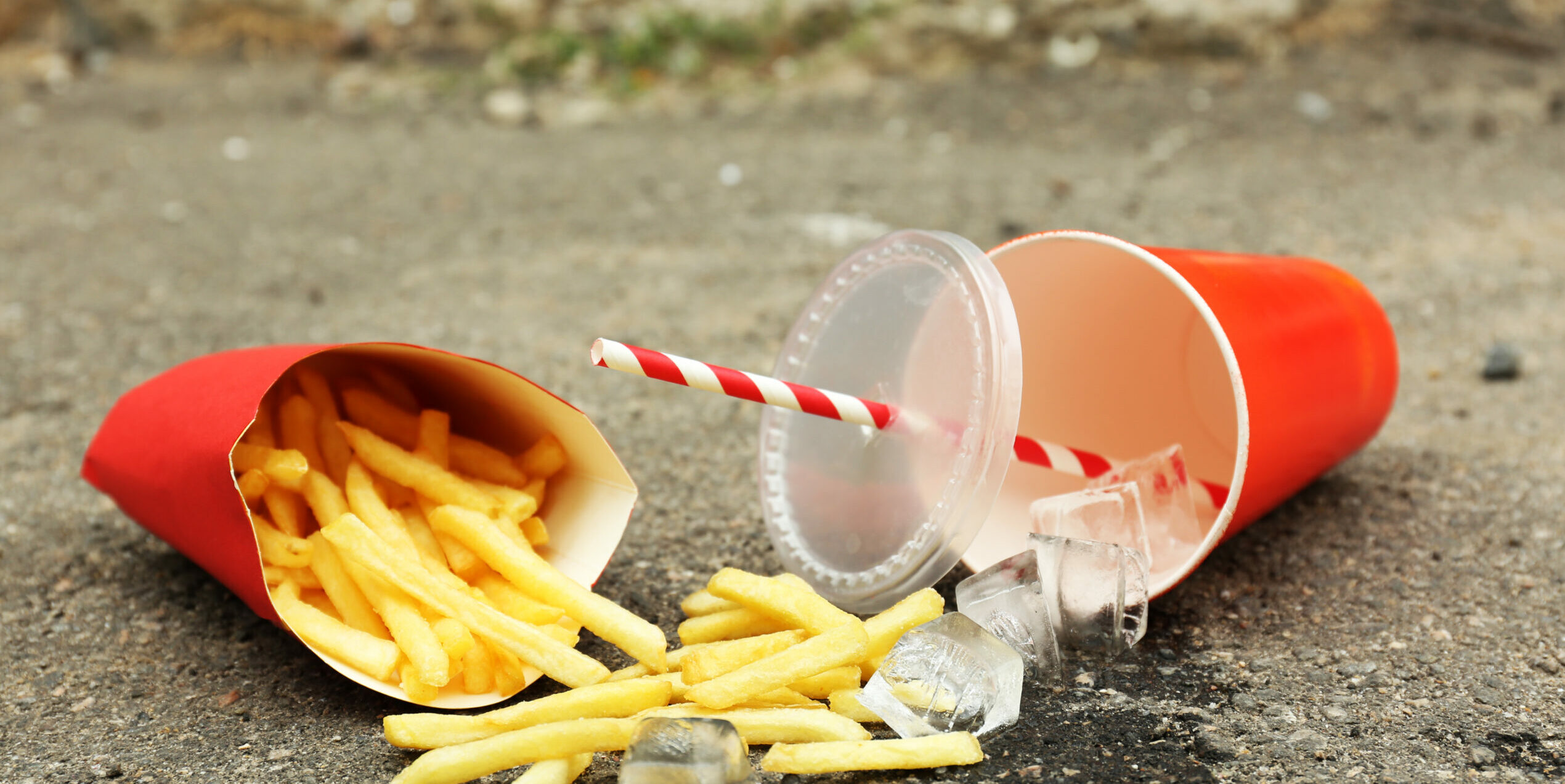 Fast food litter