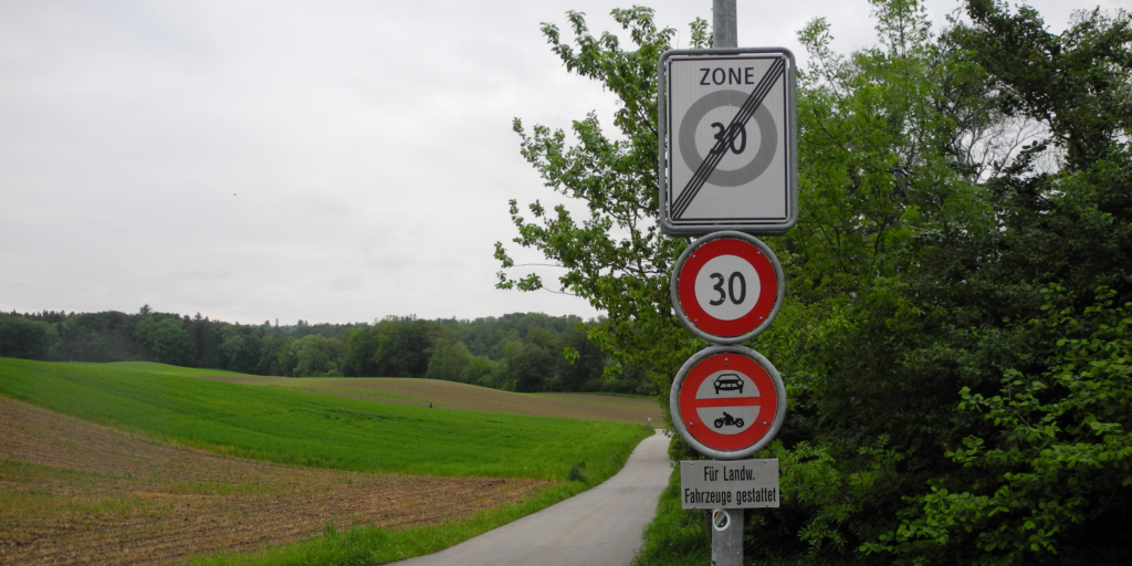 Kehrsatz, Sandbühlstrasse Verkehr Signale