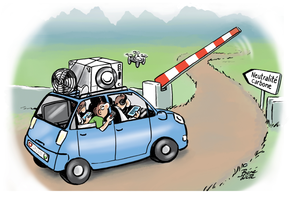Cartoon Bénédicte Klimagesetz