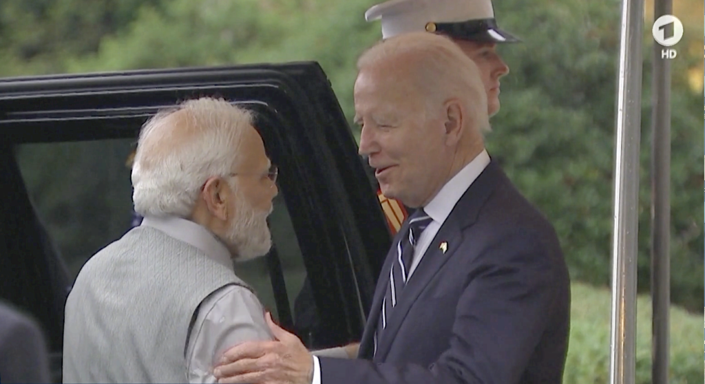 Modi bei Biden