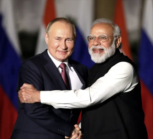 Modi mit Putin.ARD