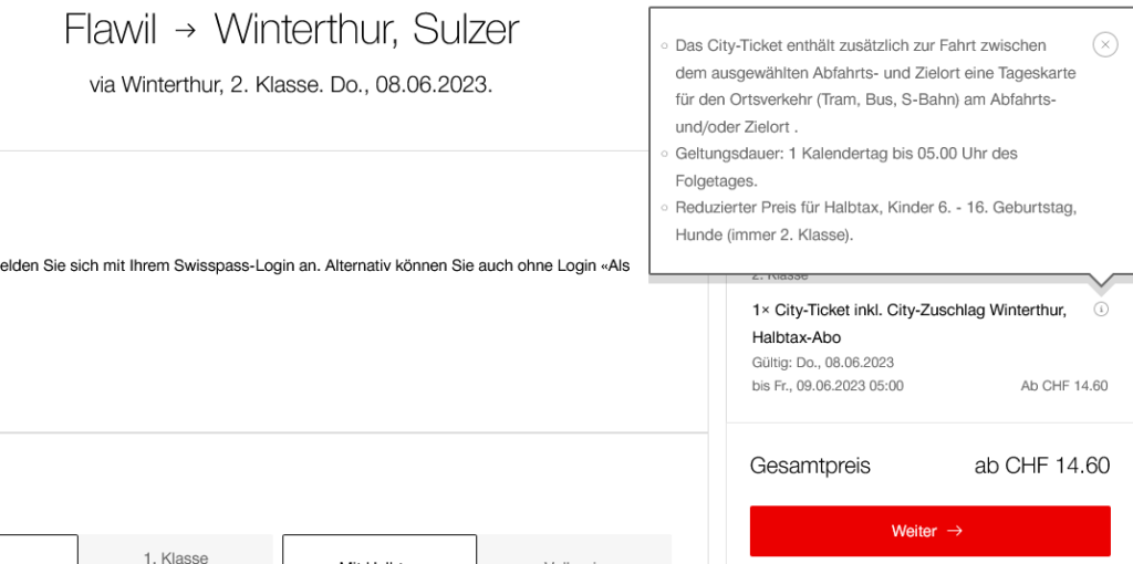 Öffentlicher Verkehr SBB ZVV City-Ticket Alliance Swiss-Pass Bundesamt für Verkehr BAV