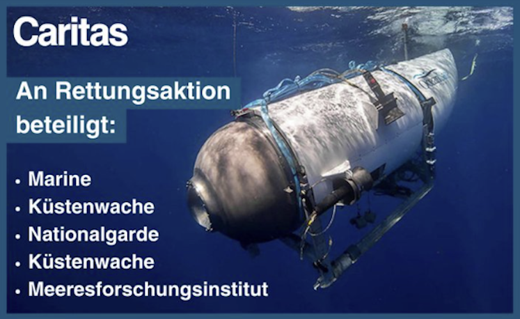 U-Boot Rettungsaktion.Carritas Österreich