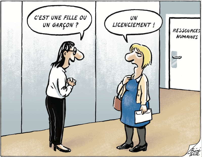 Bénédicte Cartoon Schwangerschaft