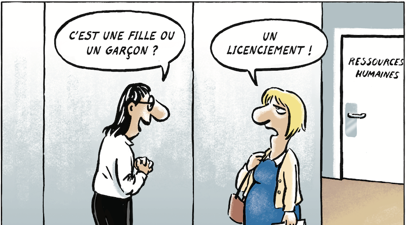 Bénédicte Cartoon Schwangerschaft Aufmacher